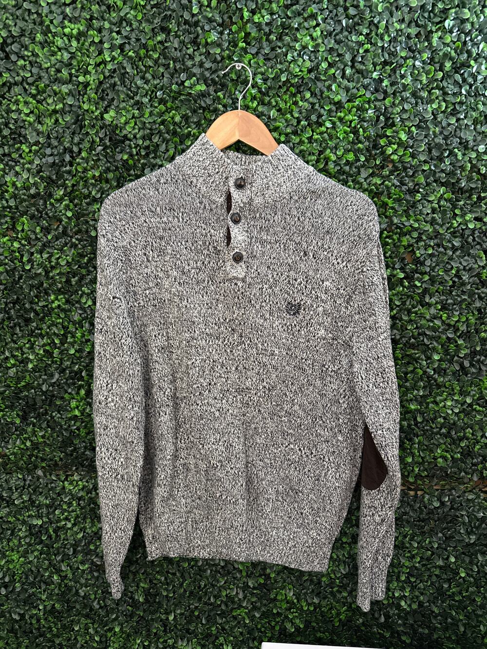 Chaps, Heavy Men’s Sweater, Pull Over 100% Cotton, Size L